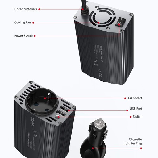 اینورتر جافندکی eono 300w| با 2 سال گارانتی و مهلت تست - Image 5