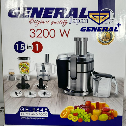 غذا ساز و آبمیوه گیری 15 کاره جنرال مدل GE-9845